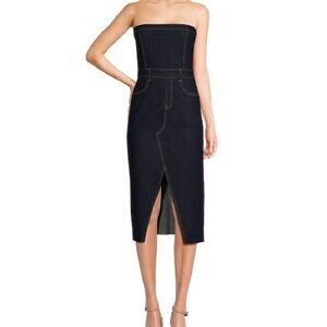 Gianni Bini Dark Blue Denim Skirt